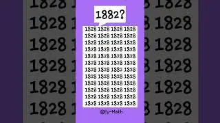How fast did you trace the stray 1882? #fypシ゚viral #fypviral #fyp #iqtest #shorts