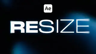 Изменение размера текста с жирного на тонкий | Анимация текста в After Effects