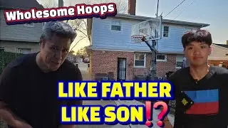 LIKE FATHER LIKE SON PLAYING BASKETBALL⁉️ HOOP MIX VOL. 2 🏀❤️🇵🇭 #basketball #fyp