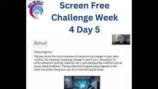 Screen Free Challenge Week 4 Day 5 09/26/25 