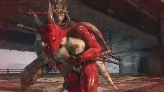 Sekiro Red Dragon Gut Punch Kemoryona (slow-mo)