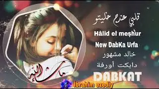 Halid meşhur New Urfa DabKa idem نقدم لكم هاليد أورفا هالاي الشهير دابكت إزيدي