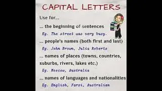 Use of Capital Letters. #capitalletter #english #education #grammar #englishgrammar @EnglishGyan25