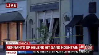 Authorities remain on scene of partial building collapse in Guntersville