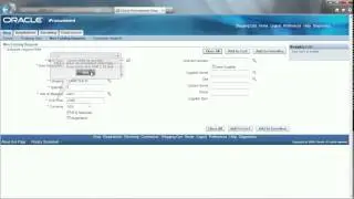 Oracle R12 iProcurement non-catalogue request - Leo EPSS Guide Me mode