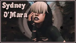 💀 Sydney O'Mara | The Sims 4 Goth Galore | Speed Create A Sim | Maxis Match 💀