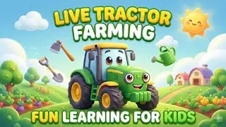 🚜 Online Tractor Farming Game | Padhai + Masti 🎶 | No Violence Gameplay
