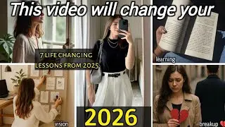 Don't enter 2026 without these 7 lessons❗
