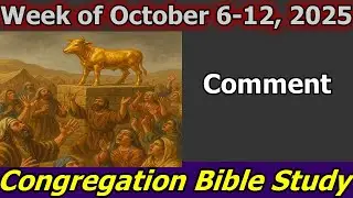 congregation bible study answers | October 6-12, 2025