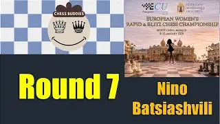 Nino Batsiashvili vs Olga Badelka || European Women's Rapid Chess Championship 2026, Round 7