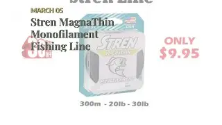 Stren MagnaThin Monofilament Fishing Line