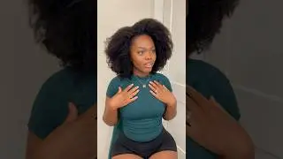 This looks just like my 4c hair 😳 #hergivenhair #halfwig #4chair #protectivestyles