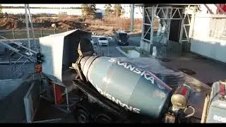 Procma's concrete truck mixer cleaning system and recycling system