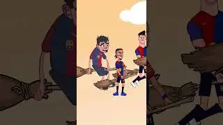 LaLigaTitle Race Just Got Real 😳🔥#laliga  #animation  #football #realmadrid #fcbarcelona