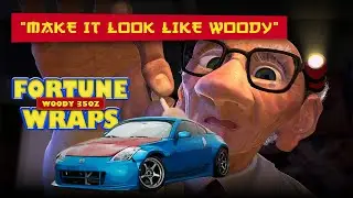 We made a 350z look like Woody From Toy Story