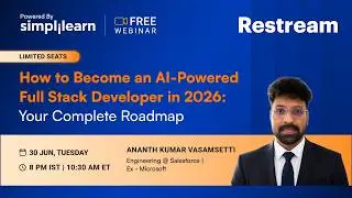 Full Stack Developer Roadmap 2026 | How To Become An AI-Powered Full Stack Developer? | Simplilearn