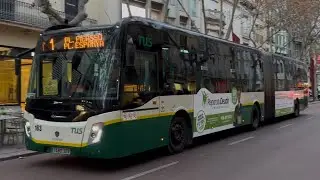 Scania 360UB Castrosus Magnus E, 183 de TUS Sabadell (ex Titsa Tenerife)
