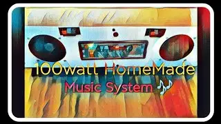 Homemade Powerfull Ultra Bass 100W Amplifier | How to wireless make amplifier | 
