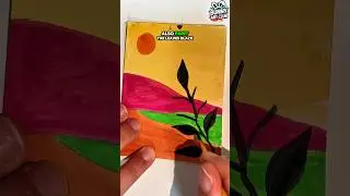 Super EASY Boho Painting! #art #paintingforbeginners