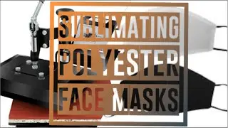 Sublimating and heat pressing facemasks #sublimation #facemask