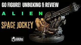 EAGLEMOSS ALIEN SPACE JOCKEY FIGURINE UNBOXING AND REVIEW