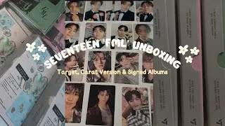 Seventeen 세븐틴 10th Mini 'FML' Album Unboxing ˚ ༘♡ ⋆｡˚ (1, 2, 3, Carat Ver, and Signed Albums)