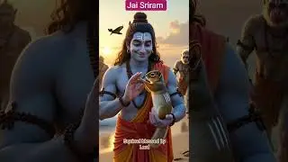 Jai SriRam l squirrel video I trending shorts l Ramayan episode #shortsfeed