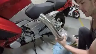 Delkevic Exhaust Install on 2014 FJR 1300 + Sound Comparison