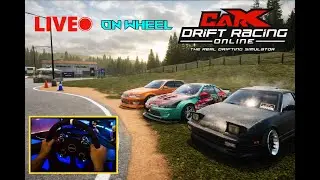 🔴LIVE Ep15 Slides With Subs CarX Drift Online Racing On Wheel (PC)