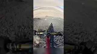 Young Biker vs. Massive Hill 😳 #shorts #bike #biking #mountainbike