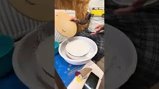 How to use sticky mat (chamois) for pottery bats