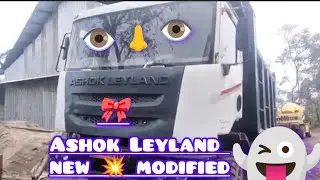 Accident ke baad Ashok Leyland Dumper ka Naya Avatar! 🚛 + Excavator Boom Fitting!
