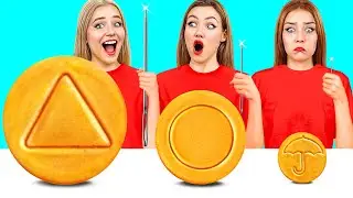 تحدي لوحة كبيرة أو متوسطة أو صغيرة | تحديات طعام مذهلة Jelly DO Challenge