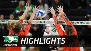 UND Volleyball - Highlights: UND vs. Idaho State - 10/19/17