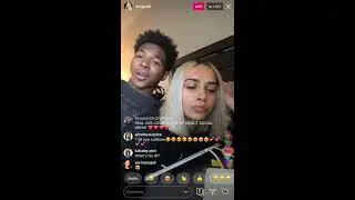 DESHAE FROST BEEF WITH DRE GOLDI EX ON INSTAGRAM LIVE!!!