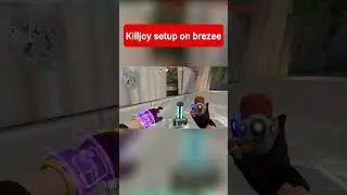 Must-know Killjoy Setup On Breeze #valorant