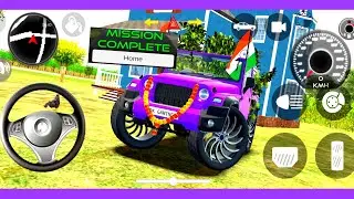 Modified Mahindra Thar Car Games: Indian Cars (Doller Song) Gadi Wala Cartoon Gameplay video part 80