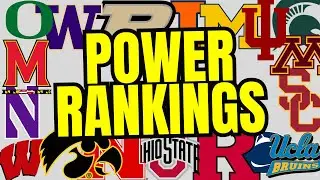 Making Our Own Big Ten Power Rankings!