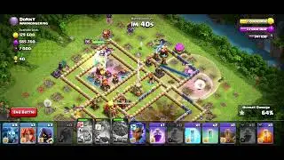 TH16 WARDEN CHARGE ROCKET LOONS with FIREBALL Attack Strategy|TH16 3 Star Strategies|Clash Of Clans