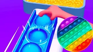 Pop It Run! 🌈   🟢  All Levels Gameplay Android, IOS #14 🎮