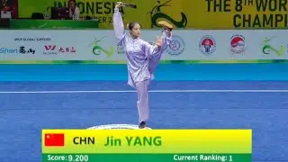 Jin Yang 🇨🇳 9.30 score🥇 Taijishan Girls (A group) 8th World Junior Wushu Championship