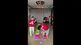 Million blogger challenge! Box jumping game!#games #funny