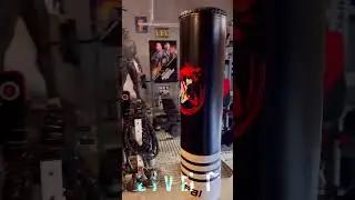 New Gikpal heavy bag for the home gym 👍🏼👍🏼😁 No Hanging required