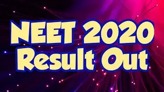 NEET 2020 Result Declared/PREMEDICO