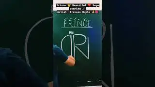 Prince 👑 Beautiful ❤️ Logo 🤩 Drawing 🖌️ #shorts #art #drawing   #ashortaday #viral #logo #logodesign