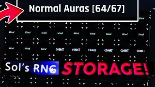 SOLS RNG: HOW TO GET MORE STORAGE? (sol's rng)