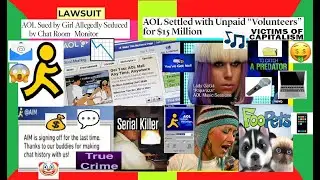 PURE EVIL The Downfall Of The AOL APP Website (DEEP DIVE) Capitalism, Online Predators, & True Crime