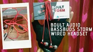 Boult Audio BassBuds Storm Wired Headset (Red,Black,Grey) Unboxing And Review
