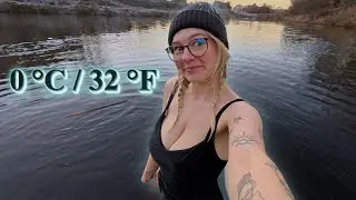 Freezing ICE BATH in Poland ❄️ | Calm ASMR Vlog