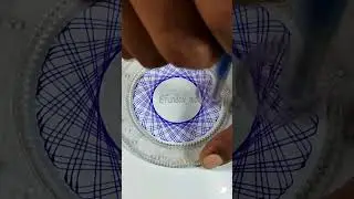 Fast Spiral Art That Will Blow Your Mind!  #relaxing #satisfying # #drawing #spirograph